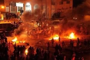 اعمال شغب في محافظة الزرقاء-الرصيفة احتجاجا على اغلاق احد المحلات التجارية
