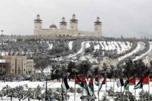 ارتفاع فرص تساقط الثلوج على الاردن نهاية الشهر