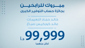 بنك الإسكان يعلن عن الفائزين بجوائز حسابات التوفير لنهاية العام 2021"