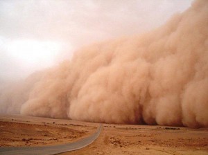منطقة أردنية تتجاوز فيها كميات الغبار الخطوط الحمراء