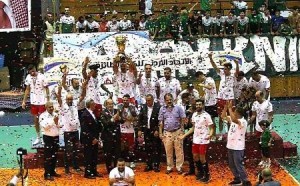 الوحدات بطلا لدوري الكرة الطائرة