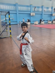 عون حداد يحصل على ١ دان بالتايكواندو