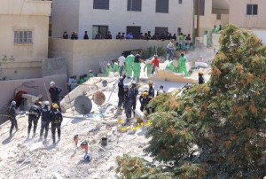 ارتفاع عدد وفيات عمارة اللويبدة المنهارة إلى 10