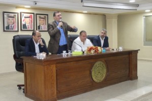 حزب الاتحاد ينظم لقاءآ سياسآ في غرفة تجارة الزرقاء