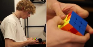 مراهق فعل المستحيل .. وحل 7 آلاف مكعب روبيك