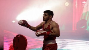 تأهل لاعب المنتخب الوطني للملاكمة زياد عشيش إلى نهائي الحزام الذهبي في المغرب