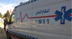 4 إصابات بحادث تصادم بين مركبتين في كريدور عبدون