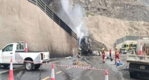 وفاة 20 معتمراً انقلبت حافلتهم في عسير السعودية