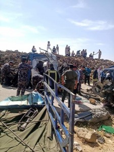 السير تكشف سبب حادث البادية الشمالية الذي أودى بحياة 9 أشخاص