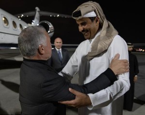 الملك والشيخ تميم: الحل العسكري أو الأمني للقضية الفلسطينية لن ينجح