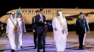 الأسد يصل إلى العاصمة السعودية الرياض - فيديو