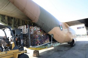 الجيش العربي يرسل 11 شاحنة مساعدات إنسانية إلى خان يونس