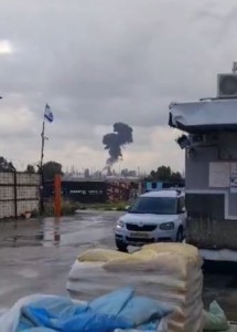 انفجار ضخم بمفاعل كرمل أوليفنز في حيفا