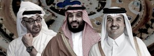 محمد بن سلمان يبحث مع محمد بن زايد وتميم بن حمد التصعيد العسكري في المنطقة