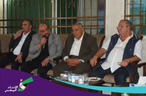 حزب تيار الاتحاد الوطني يلتقي وجهاء من السلط و عشيرة الزعبي