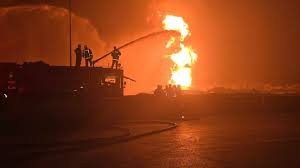 خلف حريقا ضخماً.. انفجار خط غاز في مصر