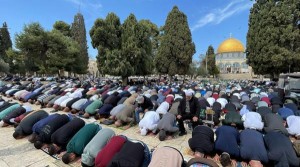 80 ألفا يؤدون صلاة الجمعة الثانية من شهر رمضان في الأقصى