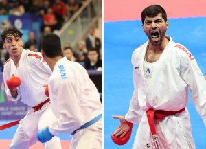 فضيتان للجعفري والمصاطفة بالدوري العالمي للكراتيه