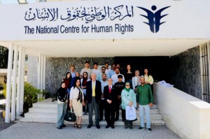 كلية الحقوق في عمان الأهلية تزور المركز الوطني لحقوق الإنسان