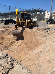 شركة العقبة لإدارة المرافق تباشر تركيب أحدث شاشة تلفزيونية في ملعب العقبة بمواصفات عالمية