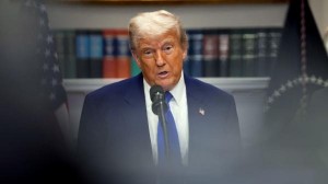 ترامب يلتقي رئيس الوزراء القطري لبحث جهود وقف إطلاق النار في غزة