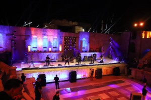 فرقة OCTAVE الأردنية تقدم  إيقاعات معاصرة على المسرح الشمالي بجرش والسودان حاضرة بالثقافة النوبية