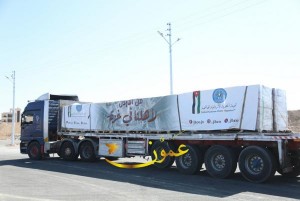 مهرجان الطعام يسير 100 طن مساعدات إلى غزة