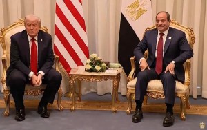 ترامب من شرم الشيخ: اتفاق غزة بدأ بضرب المنشآت الإيرانية