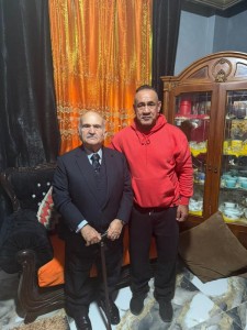 الأمير الحسن يزور الملاكم أبو خديجة .. فيديو