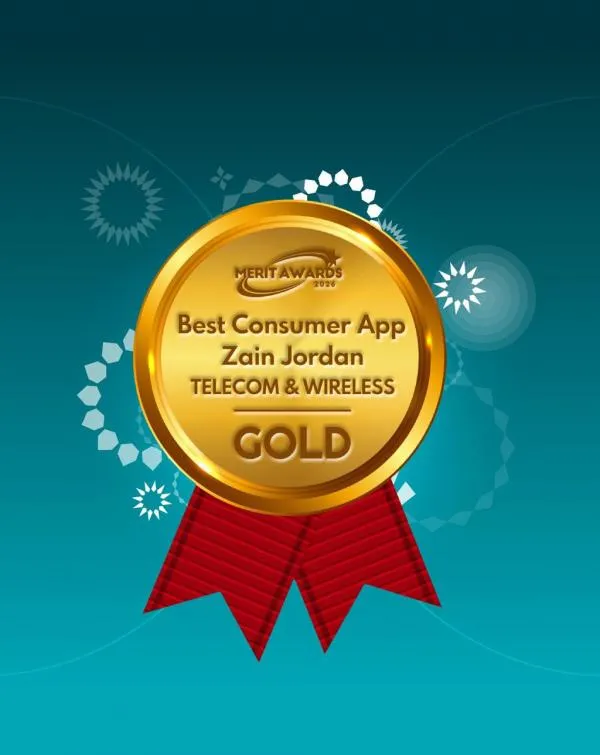 Zain Jordan Wins “Best Consumer App” at Merit Awards 2026
