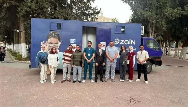 زين والجامعة الأردنية تواصلان تقديم الخدمات الصحية للطلبة عبر عيادة زين المجانية المتنقلة