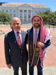 وكالة العراب الأخبارية تهنئ العين خليل الحاج توفيق بتخرج ابنه حمزه وحصوله على درجة الماجستير من جامعة كاليفورنيا – بيركلي