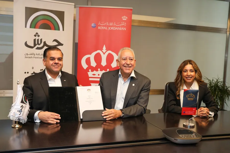 Royal Jordanian the Official Carrier of Jerash Festival for Culture and Arts