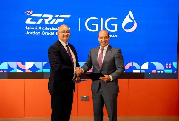 كريف الاردن توقّع اتفاقية تقديم خدمة الاستعلام الائتماني مع مجموعة الخليج للتأمين – الأردن (GIG)