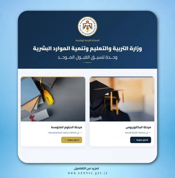 607 تخصصات متاحة في القبول الموحد للبكالوريوس و206 للدبلوم