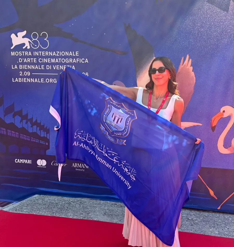 طالبة عمّان الأهلية "كريستل حبشي" تشارك بلجنة تحكيم جائزة UNIMED 2026