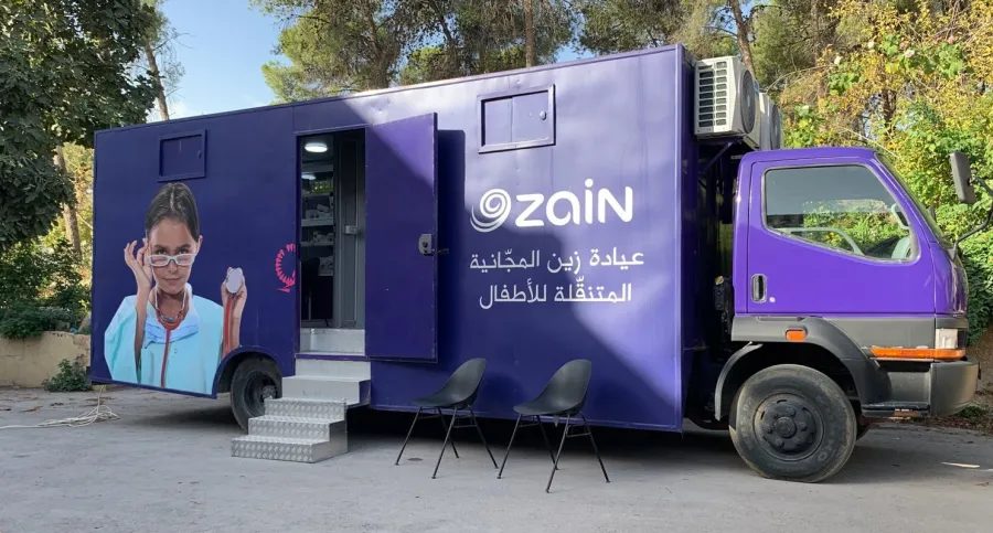 Under the (Al Widad 7) Campaign Zain’s Free Mobile Clinic Delivers Healthcare Services to Communities in Ma’an Governorate