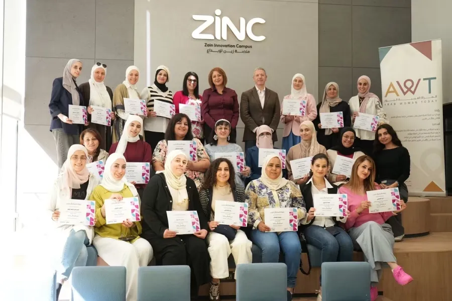 منصة زين تعقد معسكراً تدريبياً بالتعاون مع منظمة "المرأة العربية اليوم" لتمكين المرأة في ريادة الأعمال